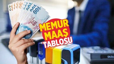 MEMUR MAAŞ ZAMMI TABLOSU - Hangi memur maaşı ne kadar oldu?