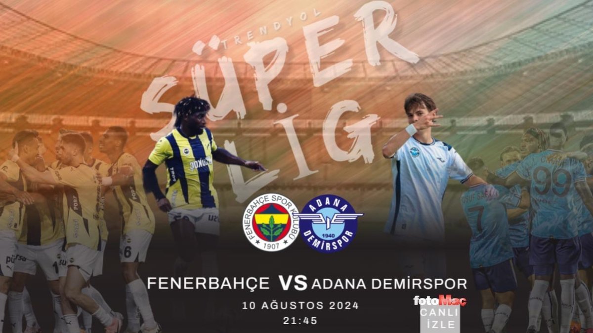 REGARDER LE MATCH DE FENERBAHÇE ADANA DEMİRSPOR SANS MOT DE PASSE | A quelle heure et sur quelle chaîne le match FB – ADS sera-t-il diffusé en direct ? – Actualités de dernière minute sur Fenerbahçe