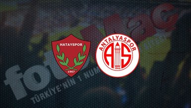Hatayspor Antalyaspor maçı CANLI anlatım