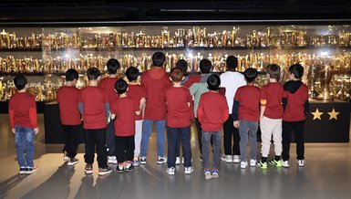 Galatasaray çocuk evlerinde kalan 45 çocuğu ağırladı