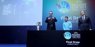 UEFA Bölgeler Kupası Finalleri kura çekimi yapıldı