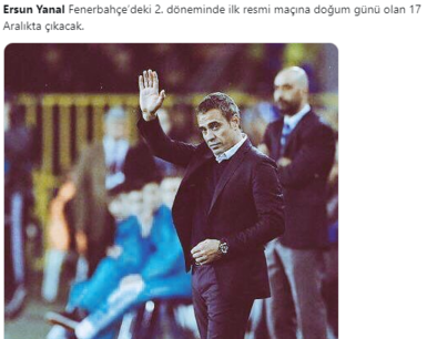 Fenerbahçe’de Ersun Yanal çılgınlığı! İşte taraftarların attığı mesajlar...