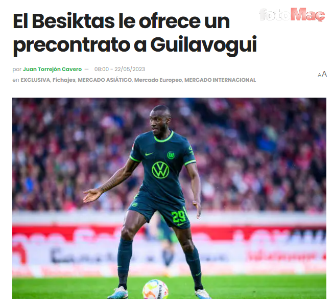 TRANSFER HABERİ: Beşiktaş Josuha Guilavogui'ye ön sözleşme teklif etti!