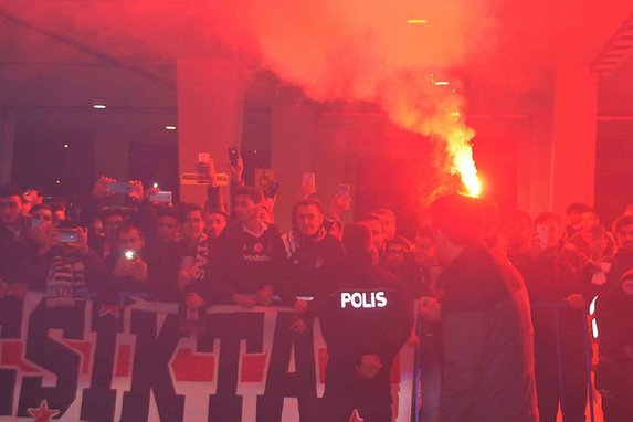 Beşiktaş'a Konya'da coşkulu karşılama!