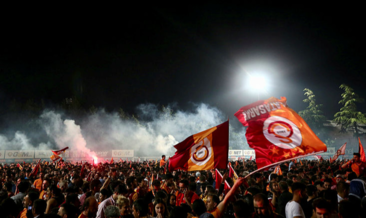 Danimarka'da Galatasaray'ın şampiyonluk kutlaması