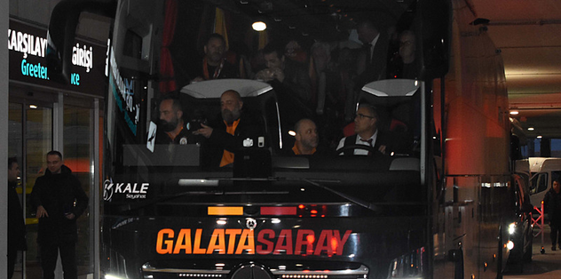 Galatasaray kafilesi Konya'da