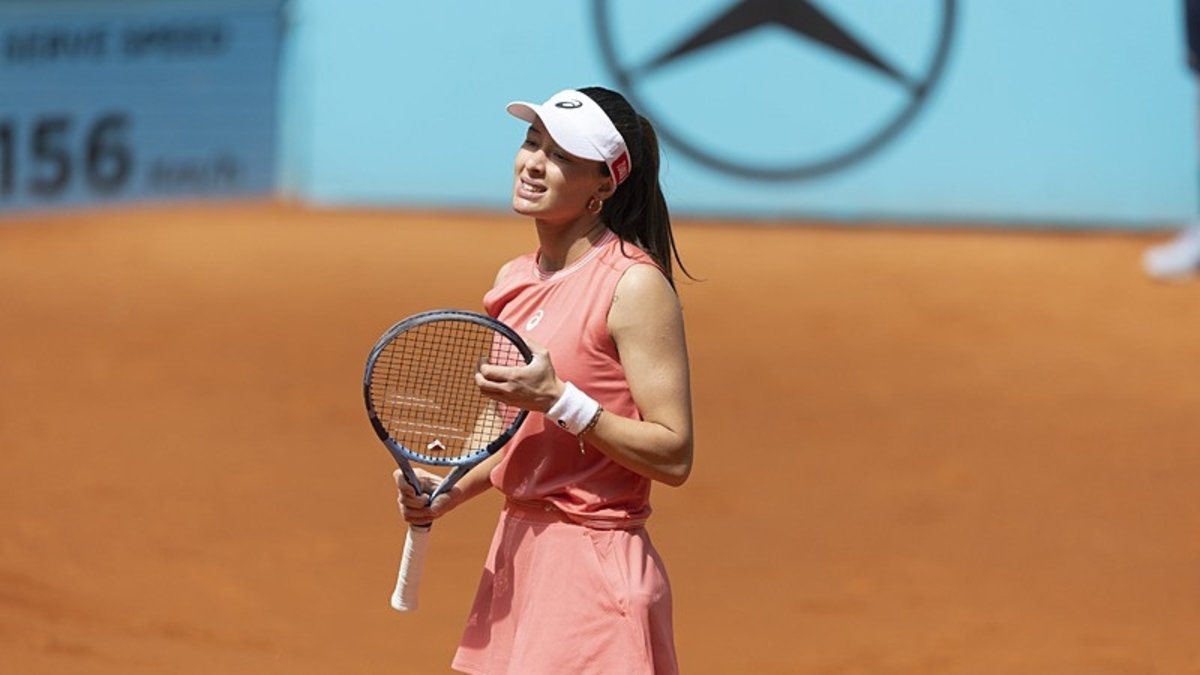 Zeynep Sönmez Madrid Açık'a çiftlerde veda etti