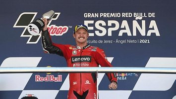 MotoGP İspanya Grand Prix'sinde kazanan Jack Miller!