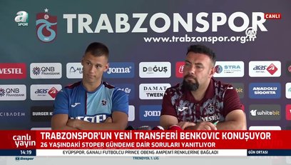 >Trabzonspor'un yeni transferi Benkovic konuştu!
