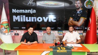 Son dakika spor haberi: Alanyaspor Nemanja Milunovic'i kadrosuna kattı! İşte detaylar...