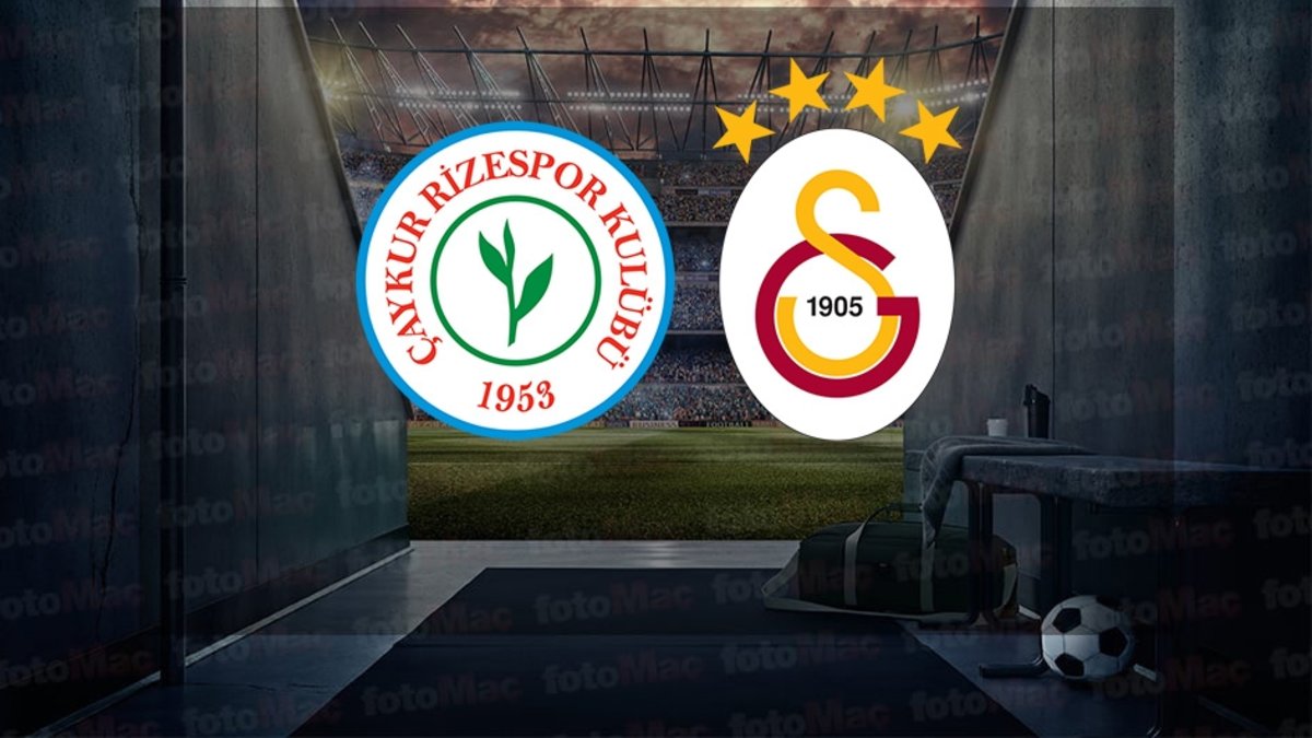 Çaykur Rizespor-Galatasaray CANLI | Rizespor-Galatasaray maçı ne zaman, saat kaçta ve hangi kanalda? Çaykur Rizespor-Galatasaray CANLI | Rizespor-Galatasaray maçı ne zaman, saat kaçta ve hangi kanalda?
