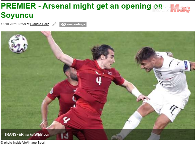 TRANSFER HABERİ - Milli futbolcu Çağlar Söyüncü'ye Arsenal talip oldu