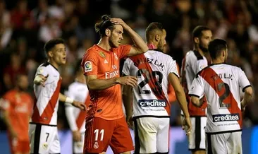 Real Madrid Rayo Vallecano'ya yenildi