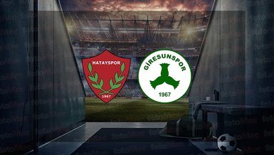 Hatayspor - Giresunspor maçı ne zaman, saat kaçta ve hangi kanalda canlı yayınlanacak? | Süper Lig