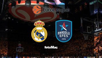 Real Madrid-Anadolu Efes maçı detayları!