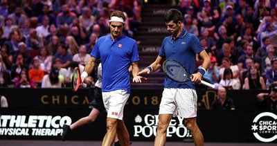 Federer-Djokovic çifti ilk maçını kaybetti