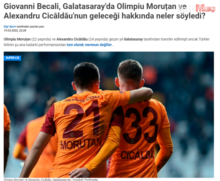 GALATASARAY HABERİ - Cicaldau ve Morutan'ın menajerinden flaş transfer açıklaması!