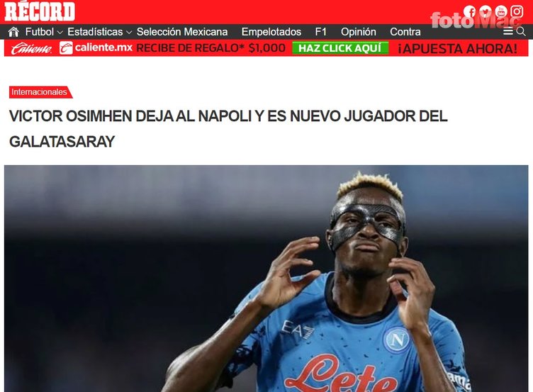 GALATASARAY HABERİ - Osimhen transferi Avrupa'da büyük ses getirdi! İşte atılan manşetler