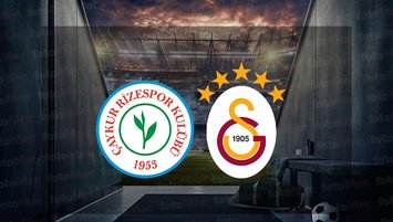 Ç. Rizespor-G.Saray | CANLI