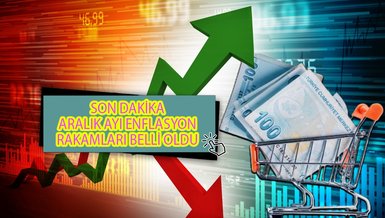 ENFLASYON SON DAKİKA | 2023 Aralık ayı enflasyon rakamları belli oldu