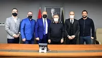 Başkan Çebi Senica’yı ağırladı