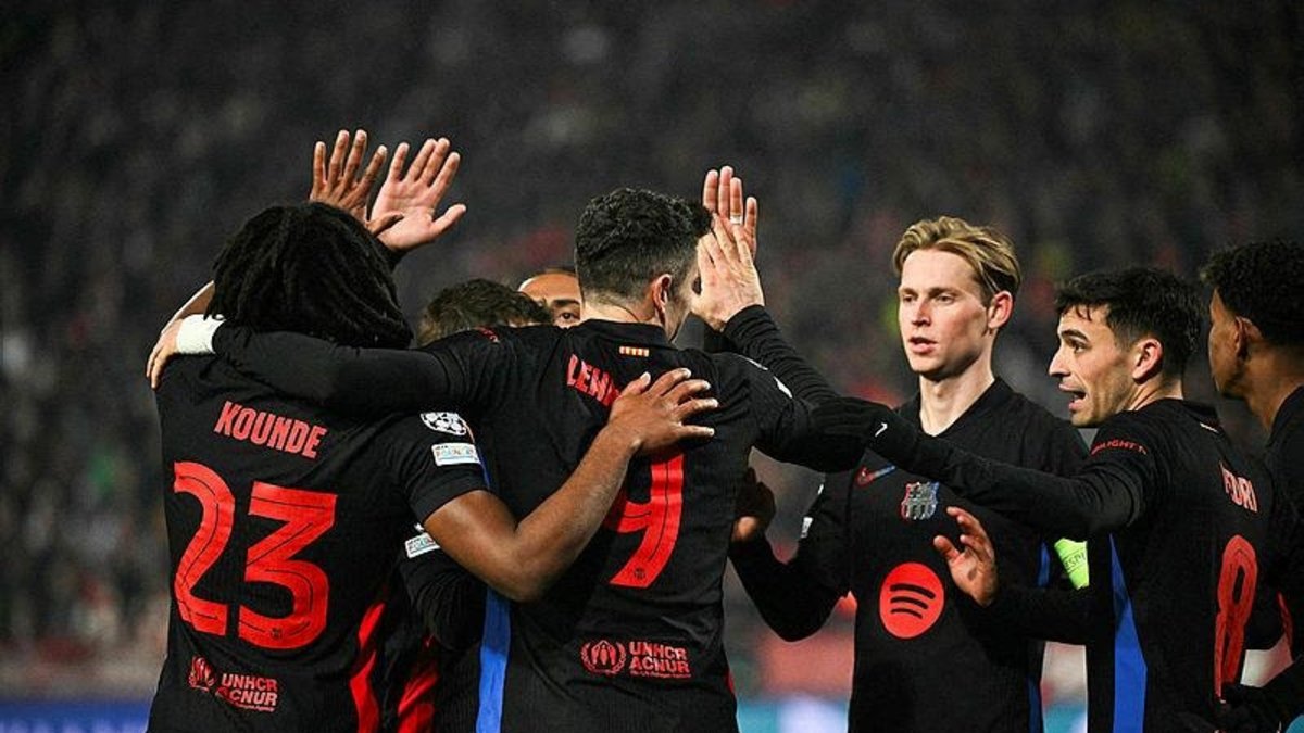 Kızılyıldız 2-5 Barcelona (MAÇ SONUCU ÖZET)