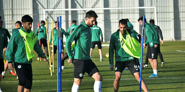 Konyaspor'da Gaziantep maçı hazırlıkları başladı
