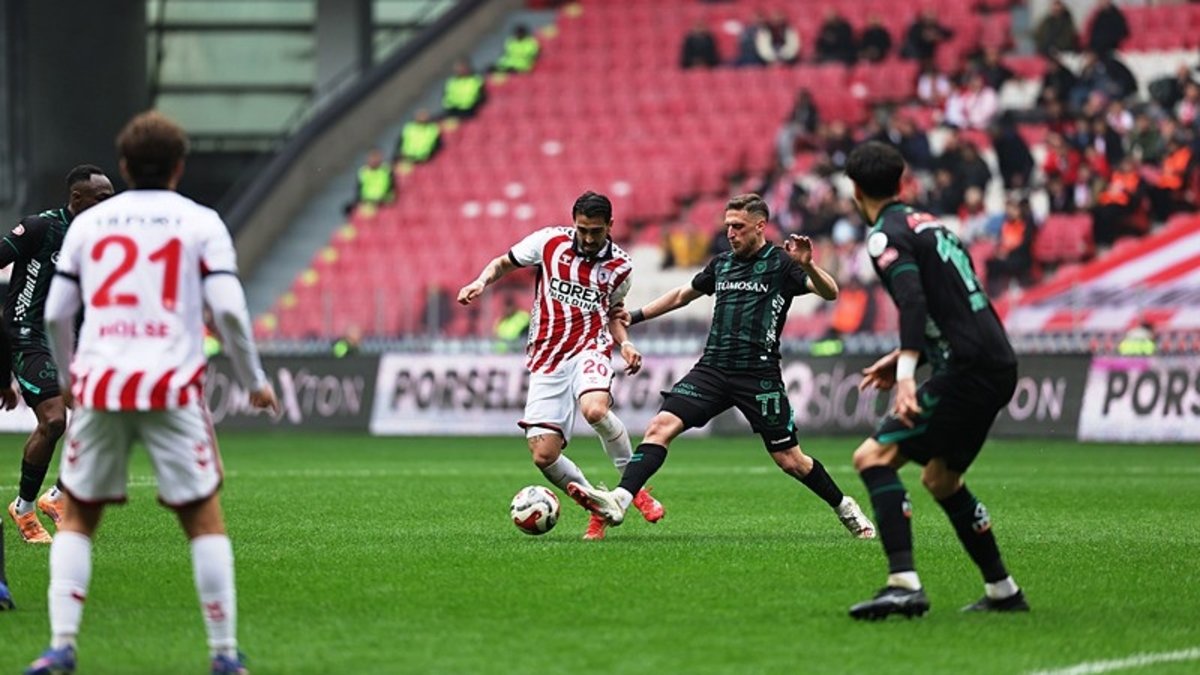 Samsunspor ile Tümosan Konyaspor berabere kaldı!