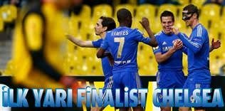 İlk yarı finalist Chelsea