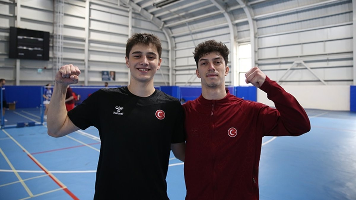Milli badmintoncular Mert Seven ve Gökay Göl'ün hedefi Avrupa şampiyonluğu!