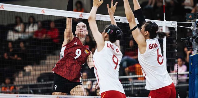 FIVB Kadınlar Milletler Ligi'nde Çin, Almanya'yı 3-2 yendi!