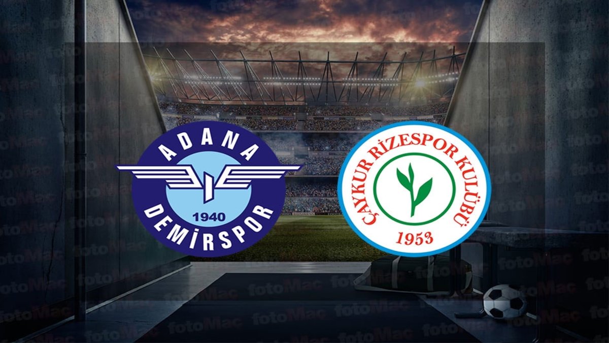 Adana Demirspor - Rizespor maçı ne zaman, saat kaçta ve hangi kanalda ...