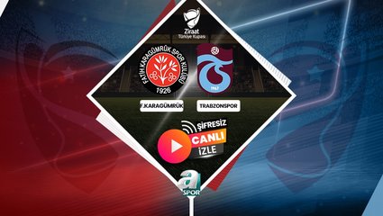 Fatih Karagümrük Trabzonspor maçı canlı şifresiz izle A Spor | Trabzonspor maçı saat kaçta ve hangi kanalda?
