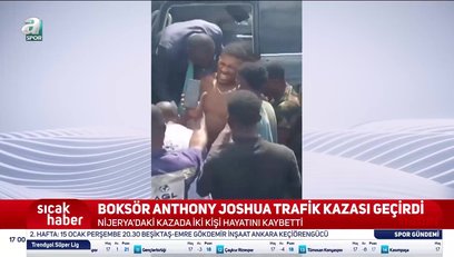 >Anthony Joshua Nijerya'da trafik kazası geçirdi!
