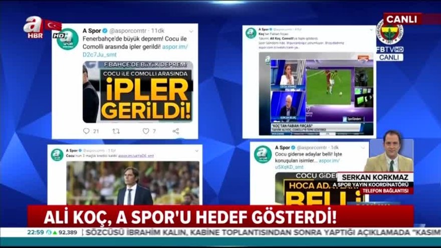 A Spor Dan Ali Koc A Yanit Videosunu Izle Fotomac Tv