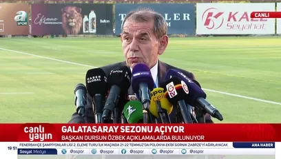 >Dursun Özbek'ten transfer açıklaması!