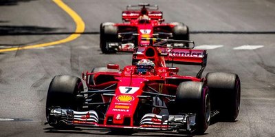 Ferrari'den Monaco'da çifte zafer