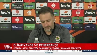 >Vitor Pereira: Bu sonucu kabul etmek zor
