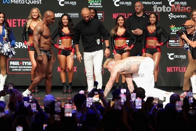 Mike Tyson'dan Jake Paul'a maç başlamadan tokat! Ortalık karıştı...