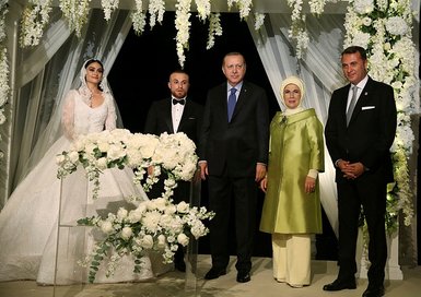Cumhurbaşkanı Erdoğan, Gökhan Töre’nin düğününde