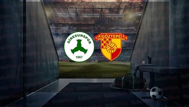 Giresunspor - Göztepe maçı ne zaman, saat kaçta ve hangi kanalda canlı yayınlanacak? | Trendyol 1. Lig