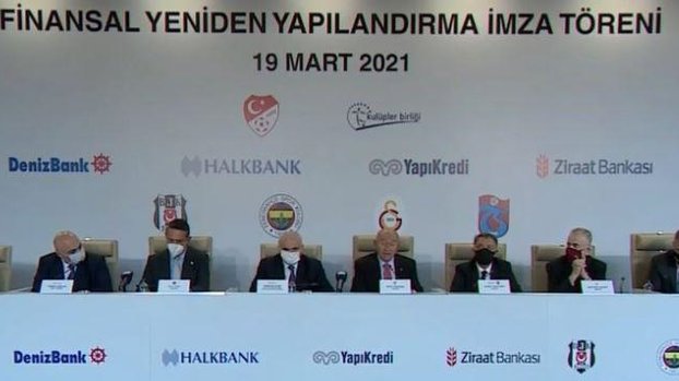 Süper Lig'in dört büyükleri ile Bankalar Birliği borç yapılandırması konusunda yeniden anlaştı #