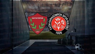 Atakaş Hatayspor - Fatih Karagümrük maçı CANLI | SÜPER LİG CANLI ANLATIM