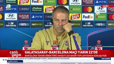 Hansi Flick: Buradaki atmosfere hazır olmalıyız!
