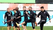 Beşiktaş taktik çal��ştı