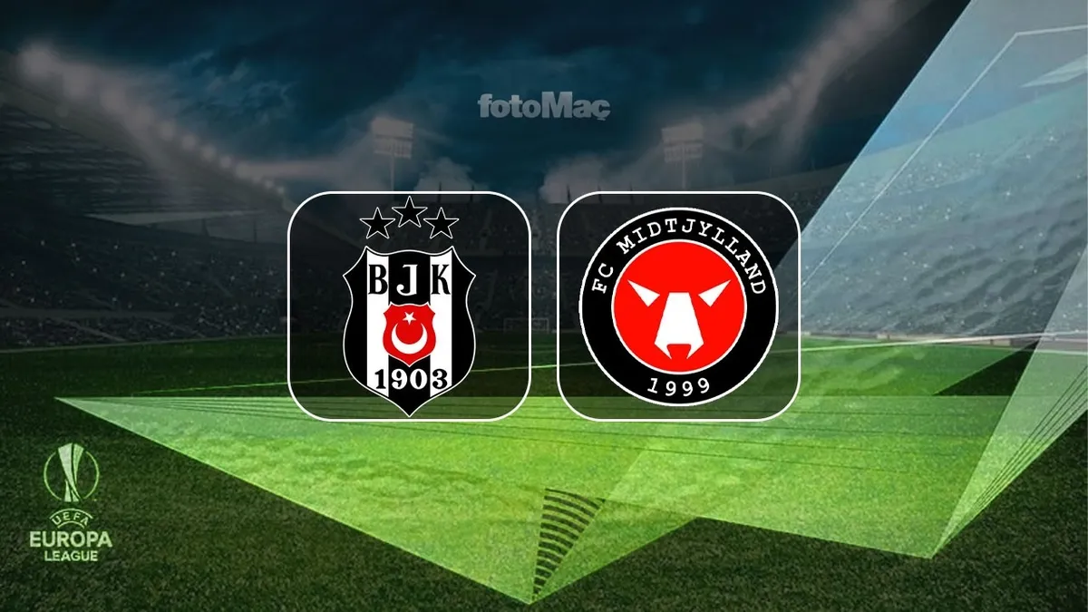 Photo: Fotomaç Beşiktaş-Midtjylland UEFA Avrupa Ligi maçı CANLI - Son dakika UEFA Avrupa Ligi haberleri - Fotomaç