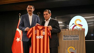 Cumhur İttifakı'nın İBB Başkan Adayı Murat Kurum'dan Galatasaray Kulübü'ne ziyaret