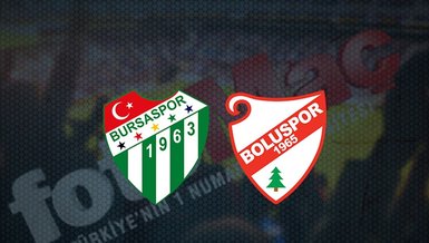 Bursaspor - Boluspor maçı ne zaman, saat kaçta ve hangi kanalda canlı yayınlanacak? | TFF 1. Lig