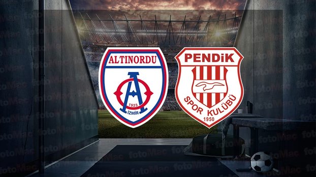 Altınordu - Pendikspor maçı ne zaman, saat kaçta ve hangi kanalda canlı yayınlanacak? | TFF 1. Lig
