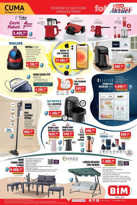 BİM AKTÜEL KATALOG 24 MAYIS | Bim'de deniz tatili başlasın! Bu Cuma Bim'de hangi ürünler indirimde?